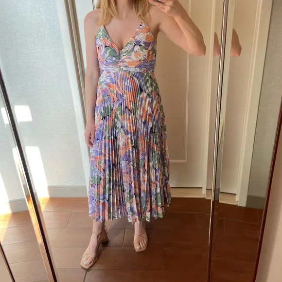 knee length dresses for ladies ASTR Blythe Midi Dress – Lee & Me Boutique